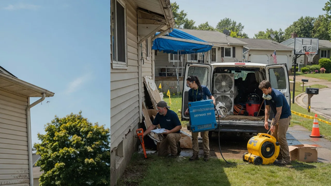 Ceiling Leak Cleanup in Shirley, MA near me